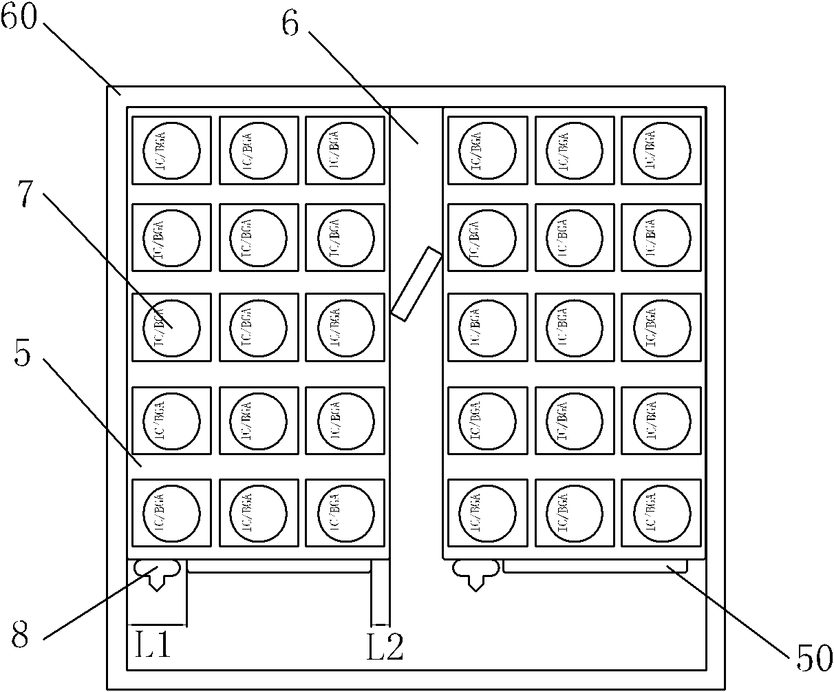 Fixing fool-proof jig for feed trays