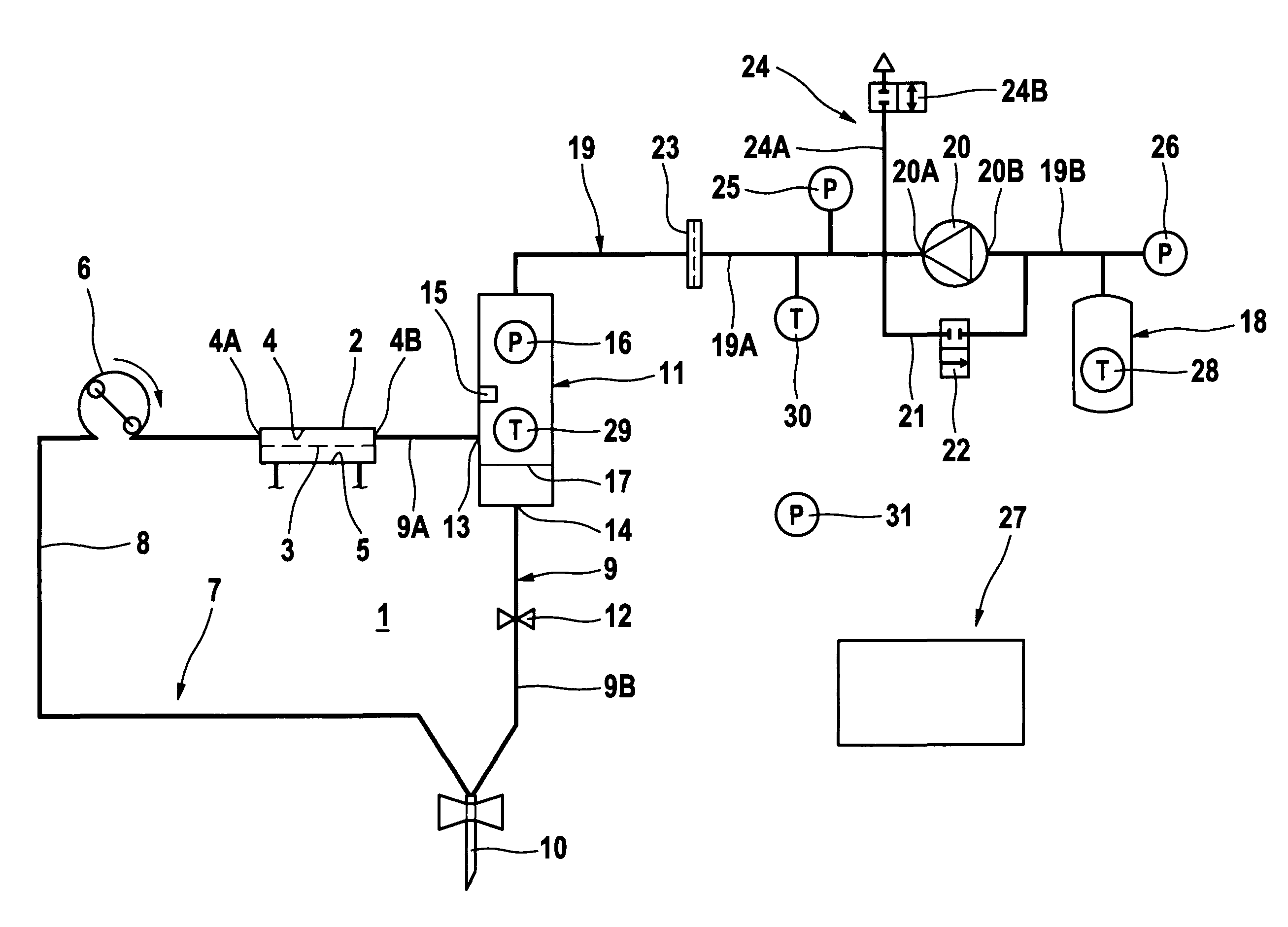 Method of initialising an apparatus for blood treatment in the single-needle mode and apparatus for blood treatment in the single-needle mode