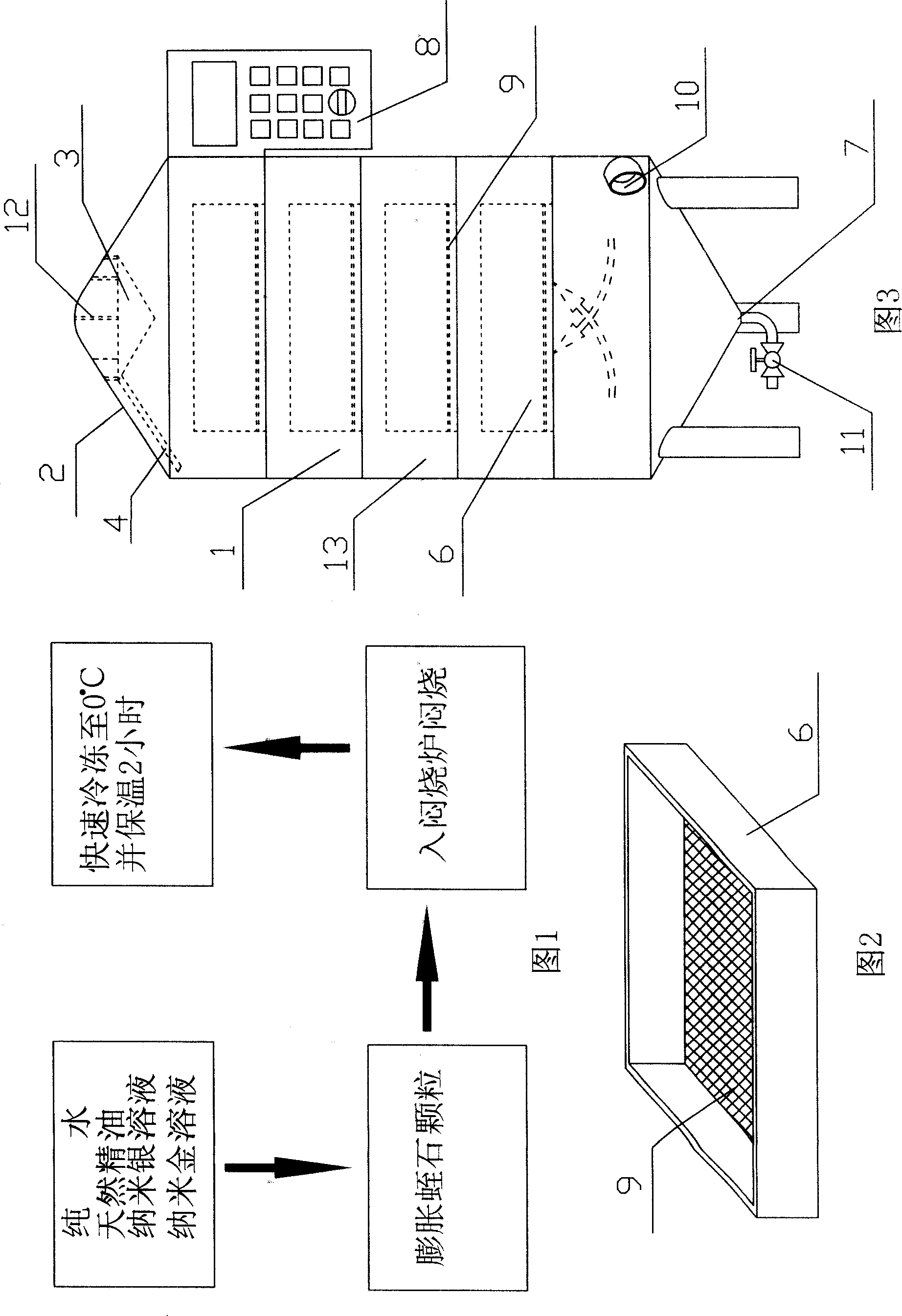 Champignon stone as well as manufacturing method thereof and smouldering furnace used therein