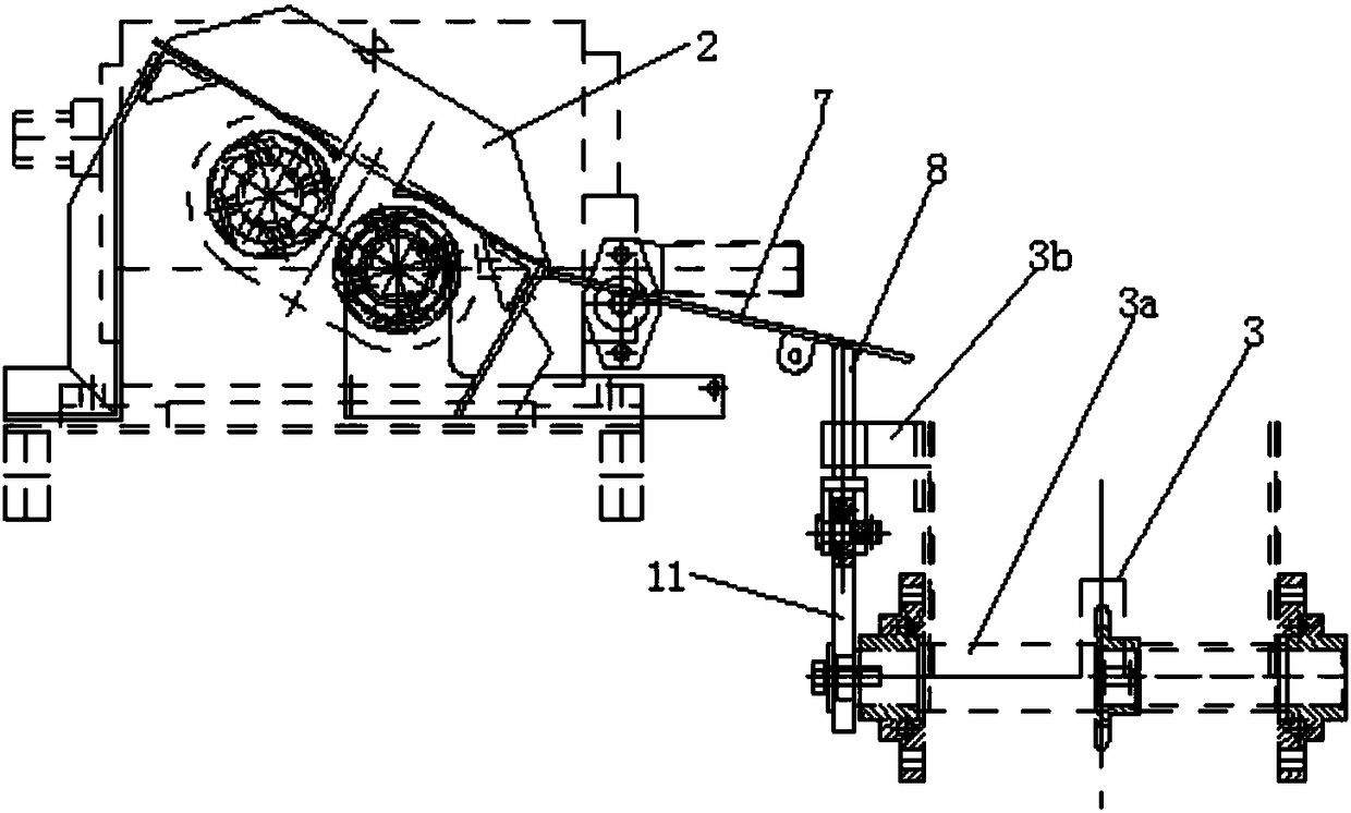 Corn harvesting machine