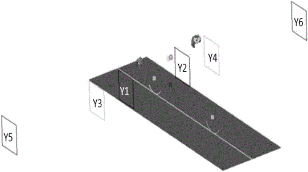 Method and system for checking outside rear-view mirror of automobile according to vision regulations