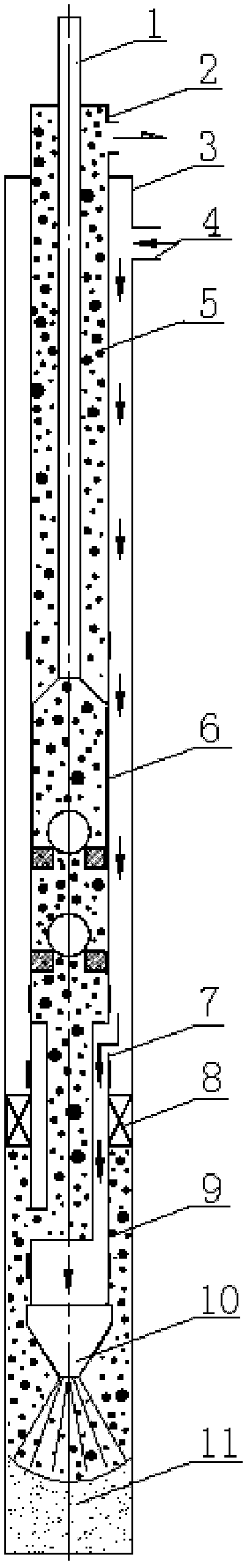 Method for exploiting high viscous and congealable crude oil with water-jet cutting technology