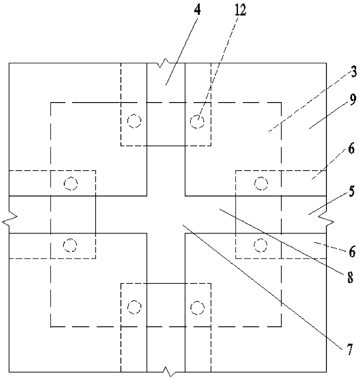 Raised floor and connecting structure thereof