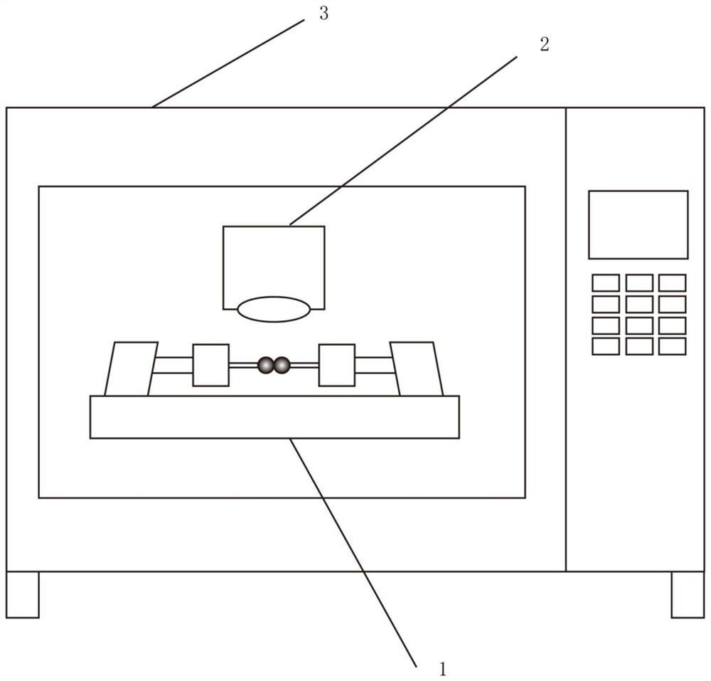 A method and device for measuring agglomeration strength parameters of granular materials through a single solid bridge