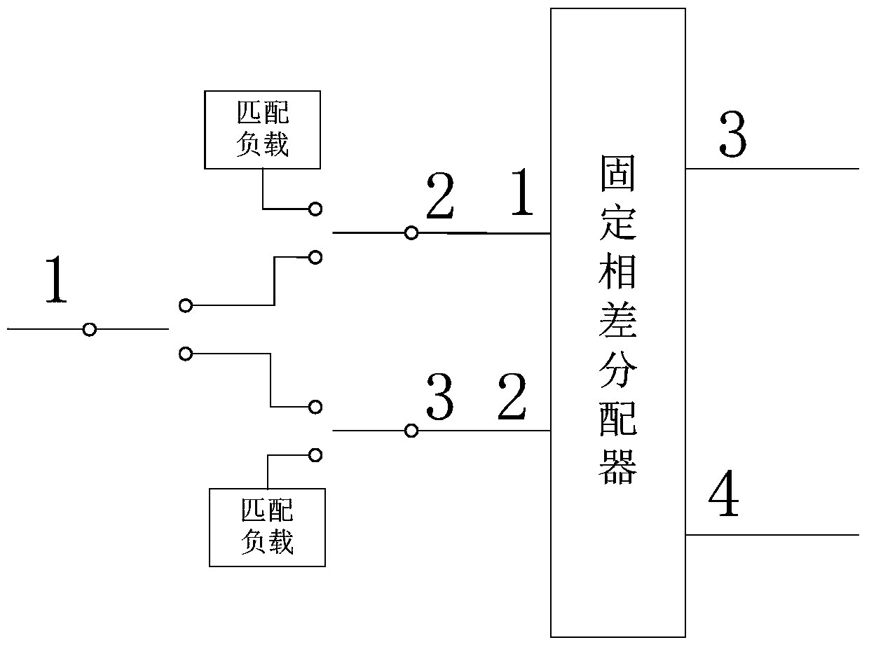 A time-sharing dual-output transmitting system