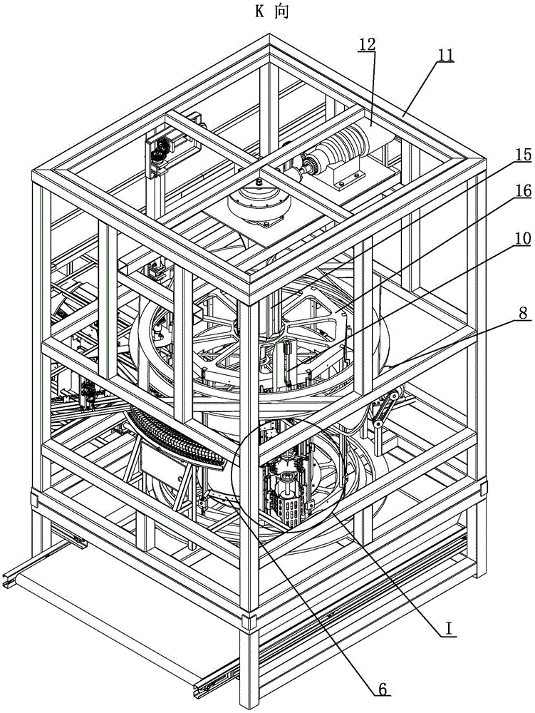 Centrifugal type wind-blowing-off and pressing-ring tearing-off method of fresh corn husk