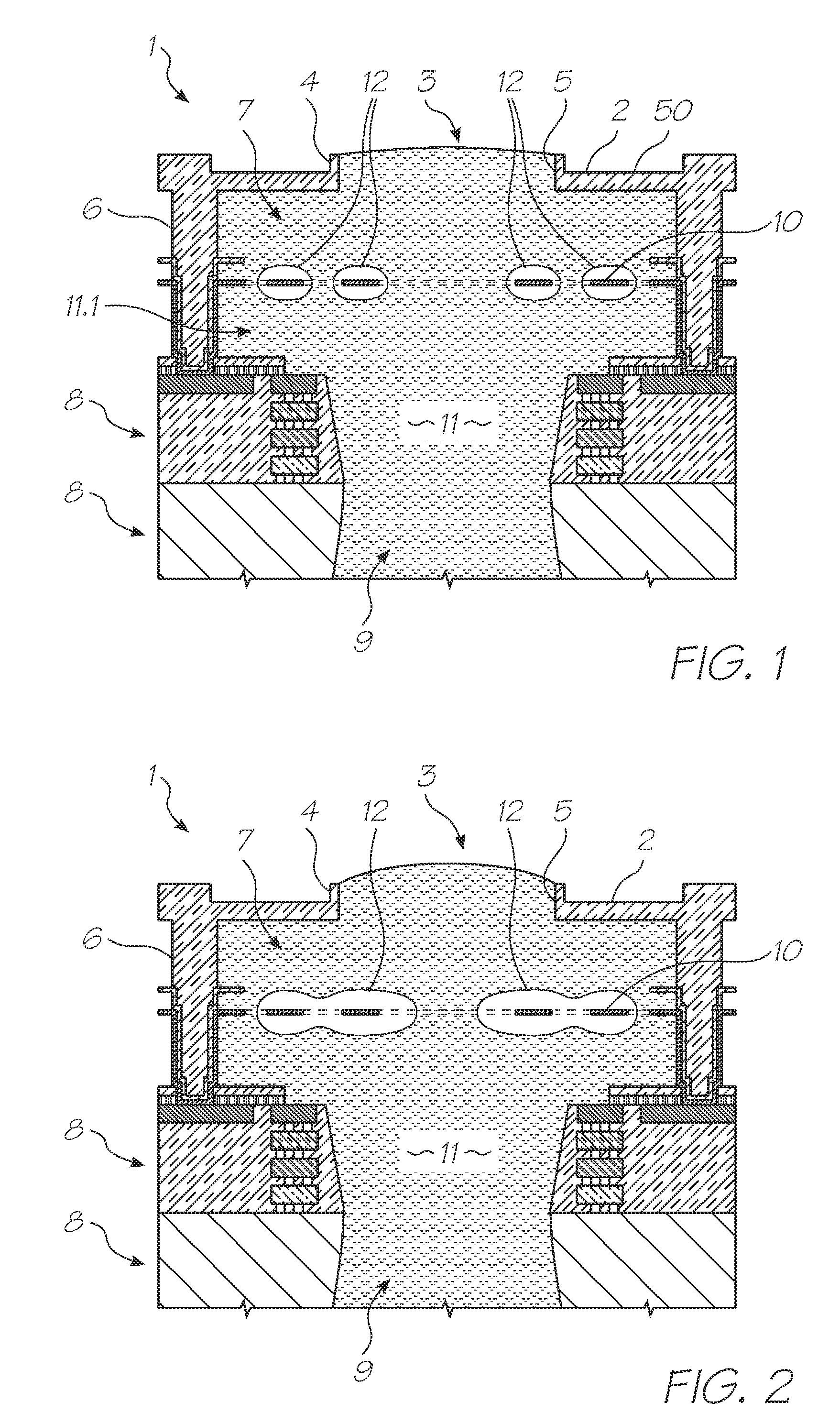 Printhead with increasing drive pulse to counter heater oxide growth