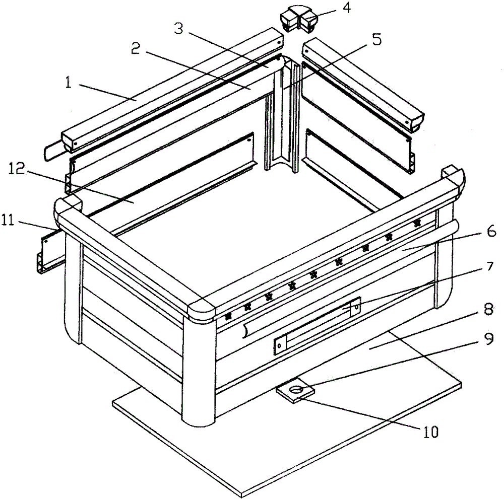 Solar flower box