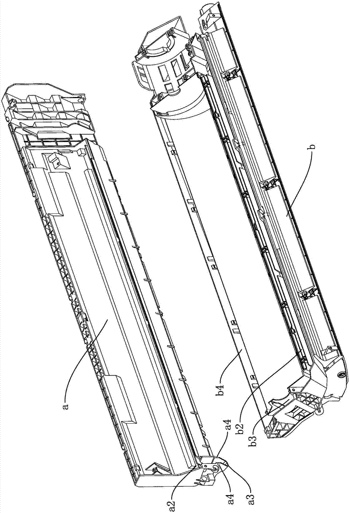 Wall-mounted air conditioner with detachable bases