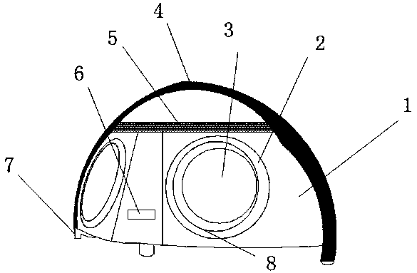 Fountain underwater acoustic device