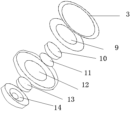 Fountain underwater acoustic device