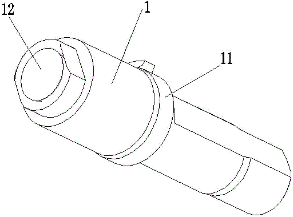 Hollow multi-segment self-closing damper rotating shaft