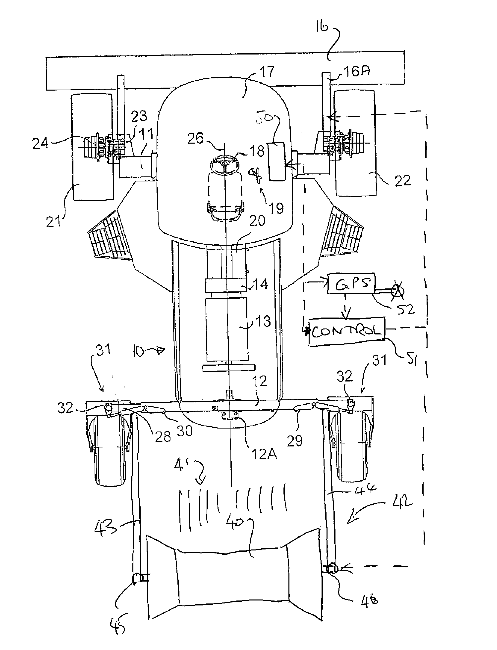 Swath Roller Attachment for a Swather Tractor