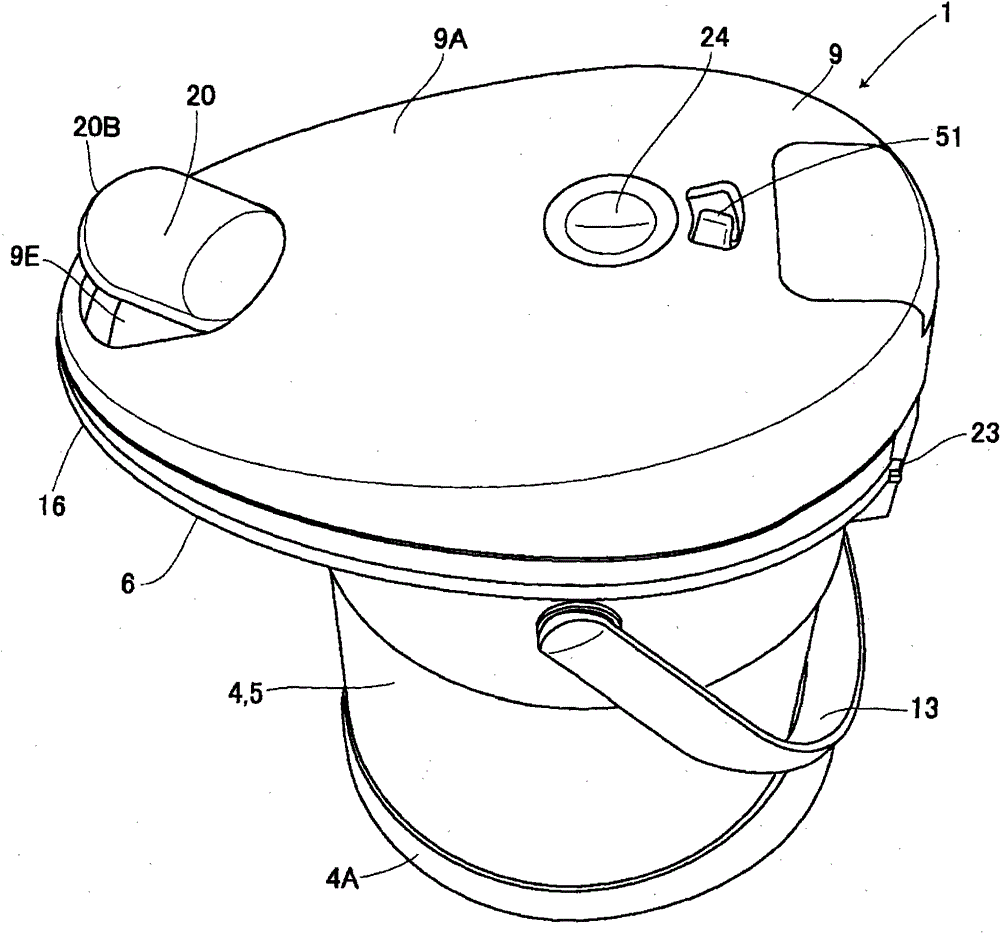 Electric pressurization outpouring type liquid container