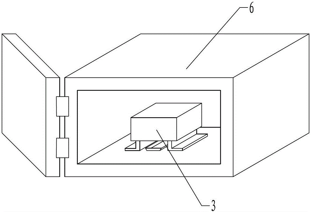 Method for storing bone ash by statue