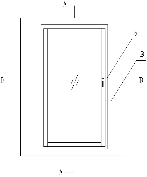 Installing method of passive externally hanging window of house