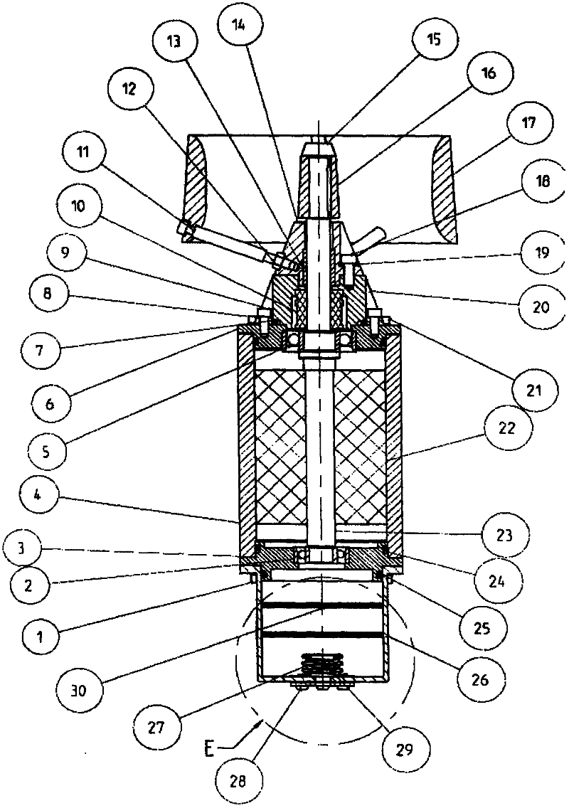 Deep-sea underwater direct current brushless motor for integrated driver