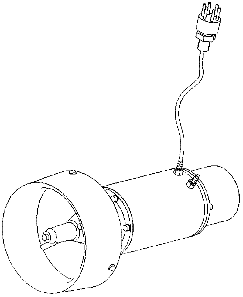 Deep-sea underwater direct current brushless motor for integrated driver