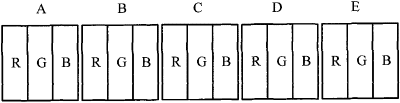 Image sharpening method for TFT-LCD color display