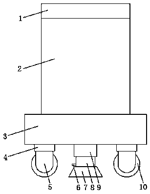 An intelligent trash can with anti-collision function and preparation method thereof