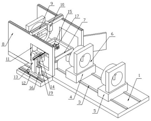 Three-chuck type laser pipe cutting machine with follow-up dust removal function