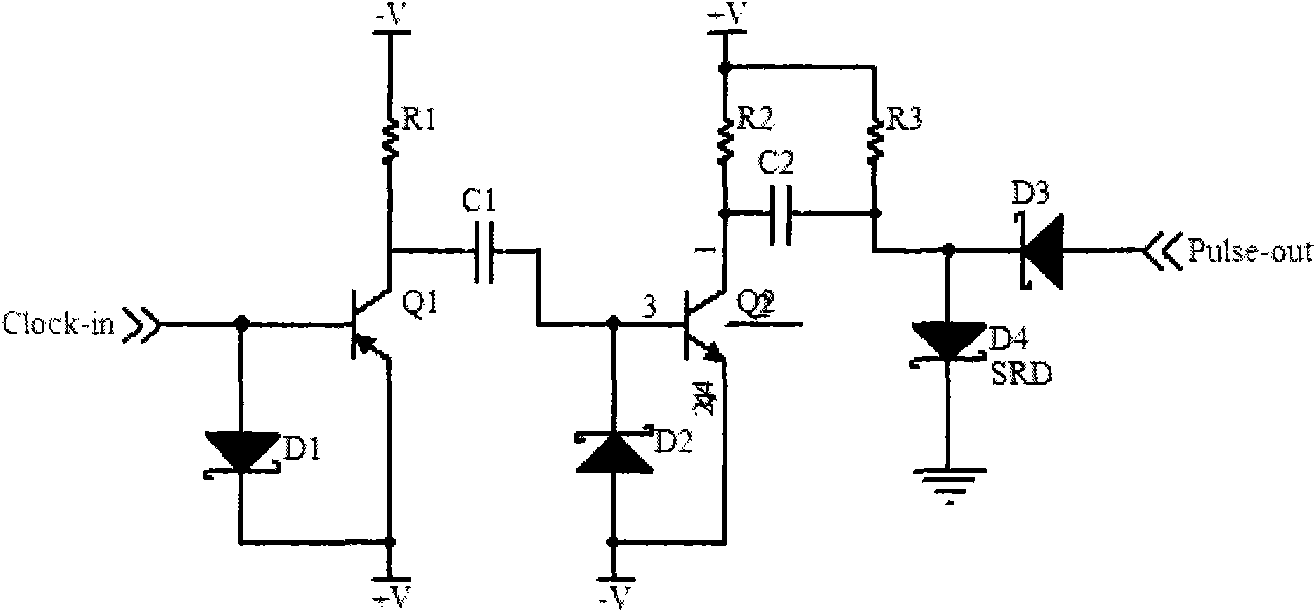 Ultra-wideband radar pulse transmitter and method