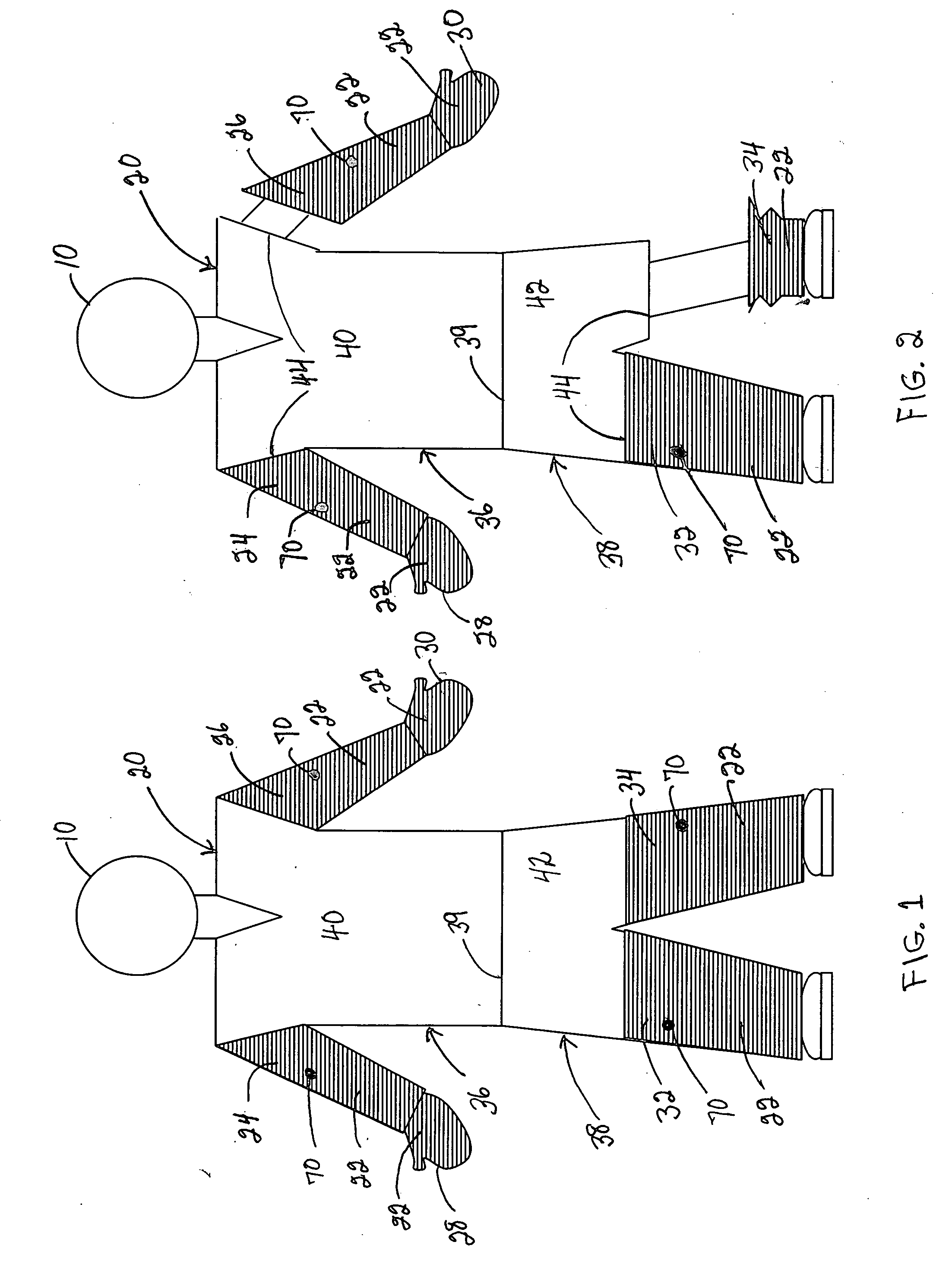 Cooling garment having phase change material in its extremity portions