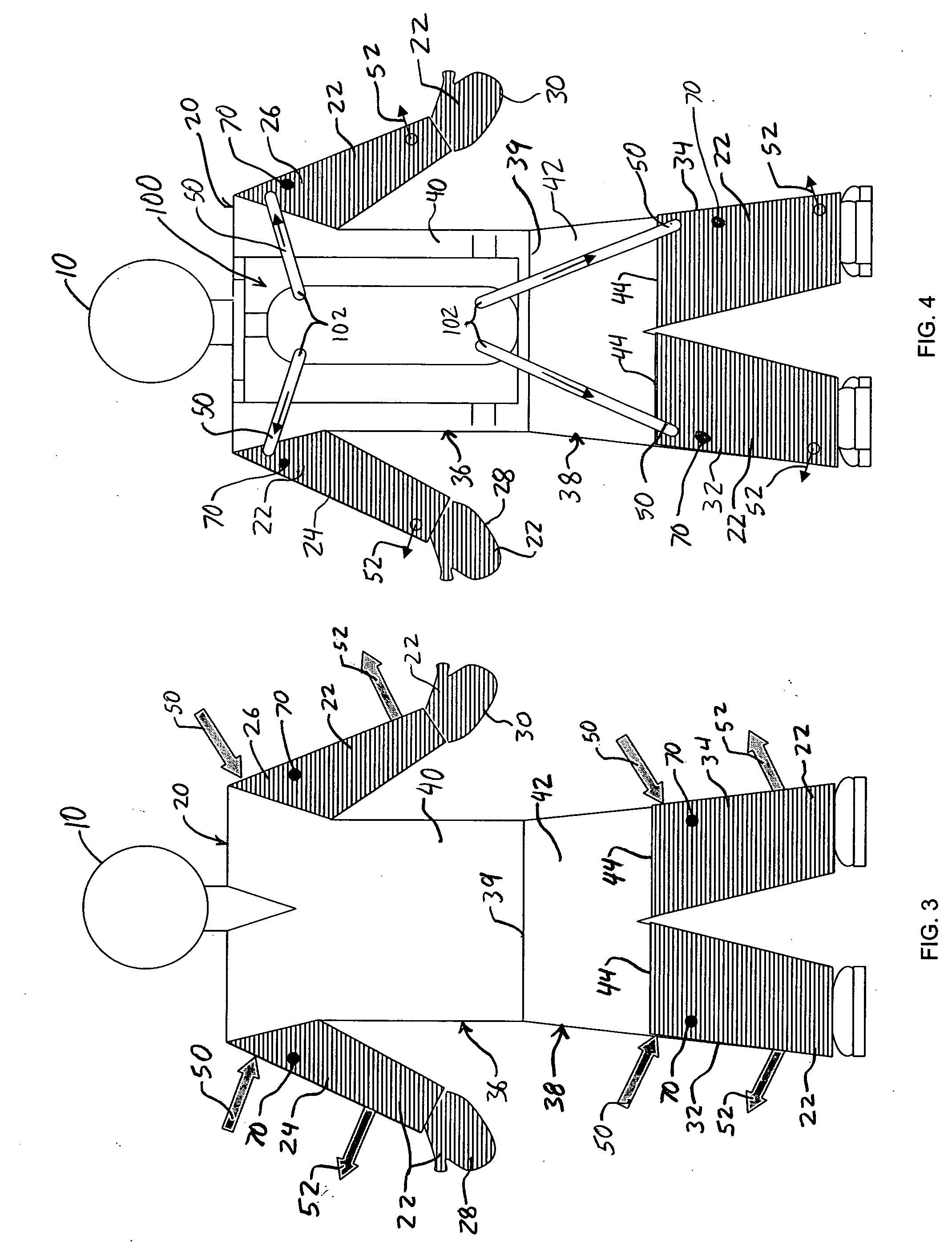 Cooling garment having phase change material in its extremity portions