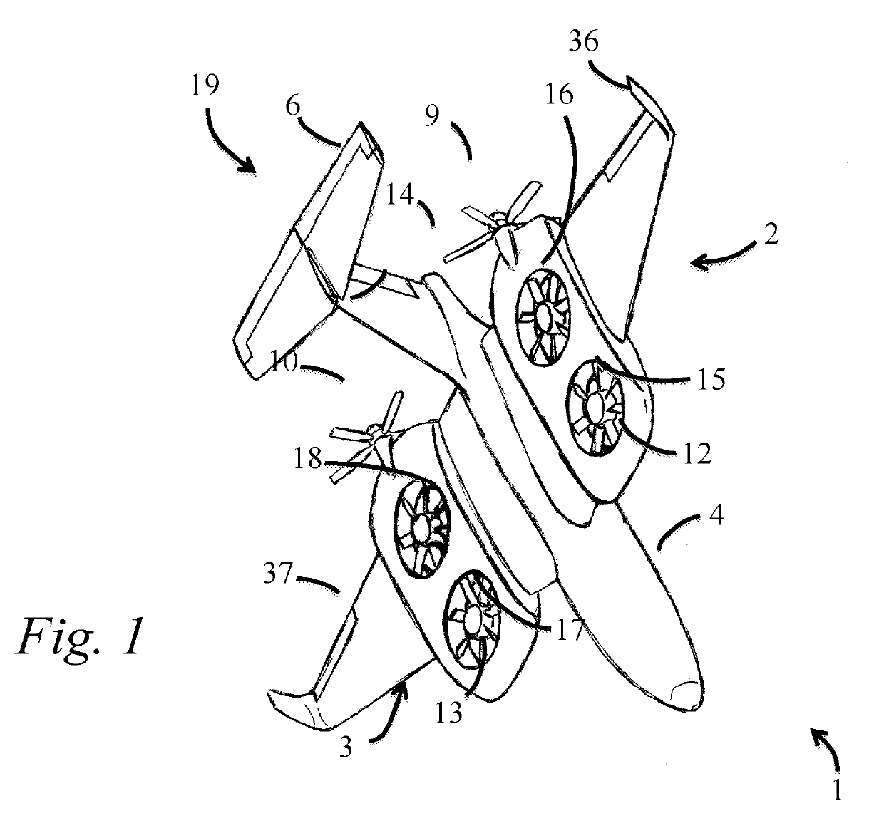 Vertical take-off and landing aircraft and control method