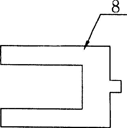 Sealing device for luminous tube