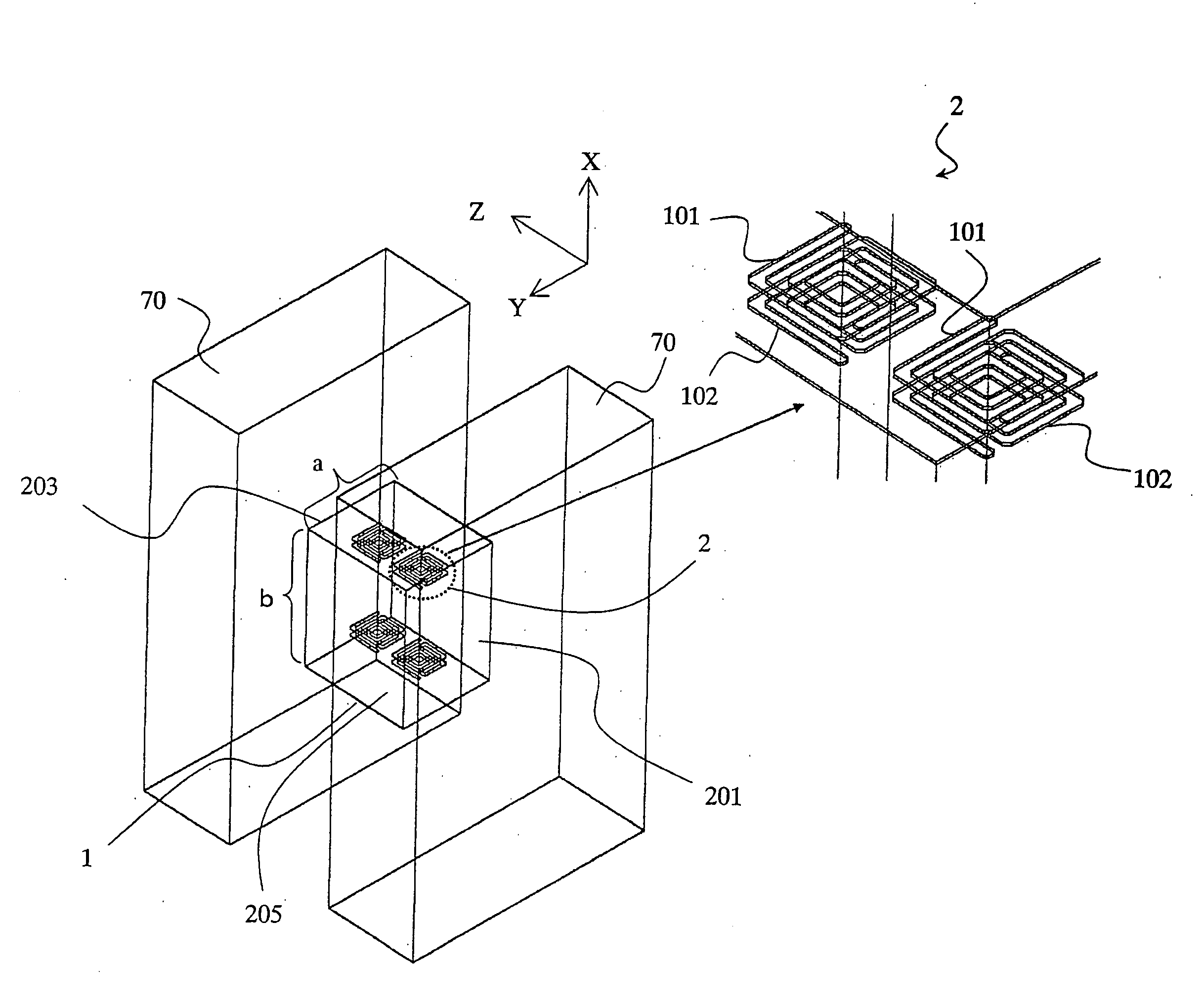 RF circuit component and RF circuit