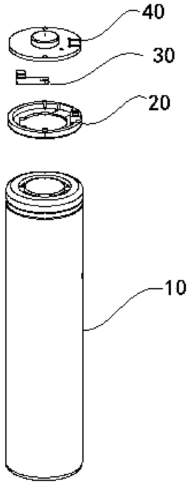 Flashlight battery