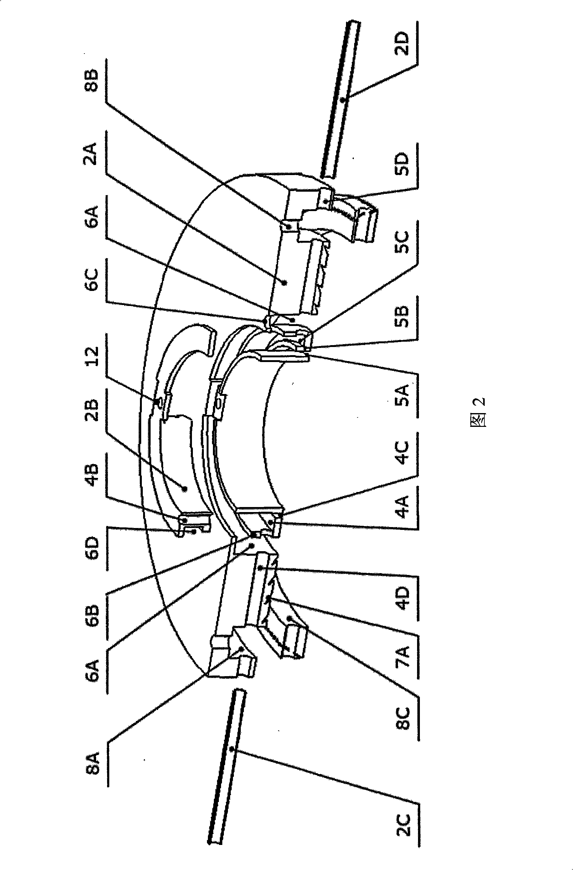 Device for controlling photo-etching machine immerge