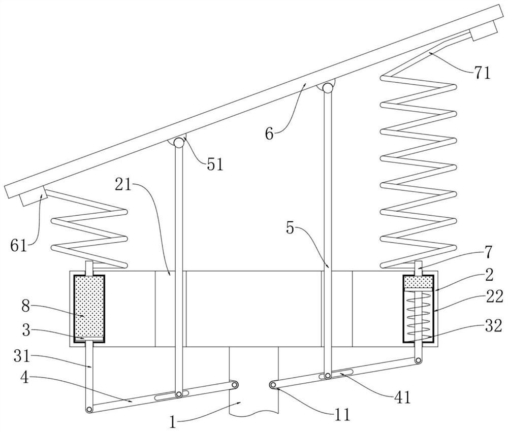 Plant bionic self-adjusting light-following solar equipment