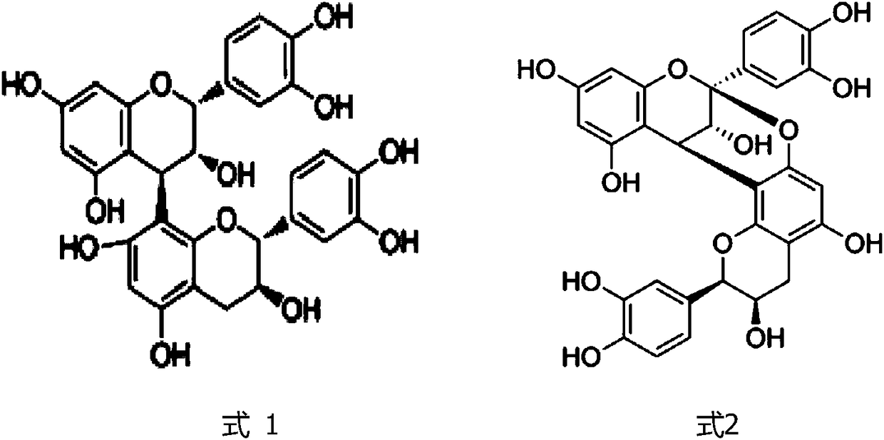 Method for extracting proanthocyanidin A2 from peanut coat