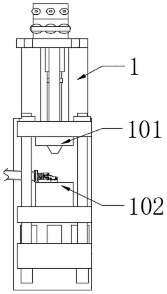 Vertical type multi-joint die-casting part taking robot