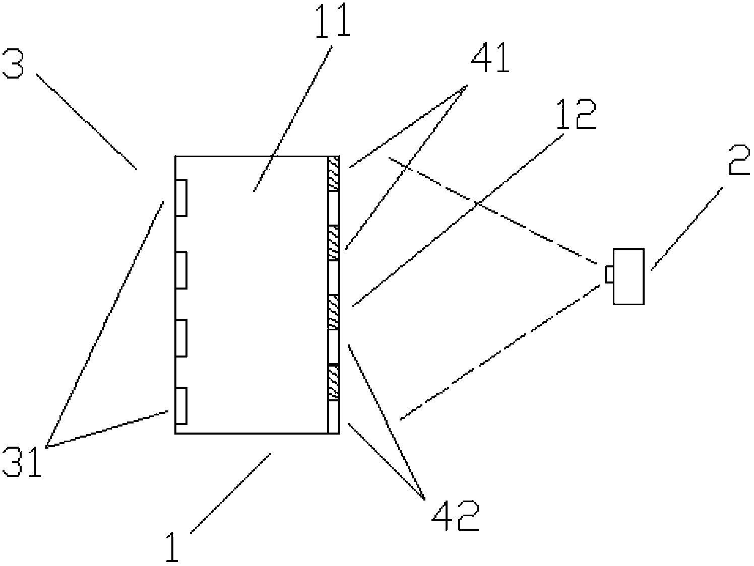 Naked eye 3D (Three-Dimension) projection system and projection screen thereof