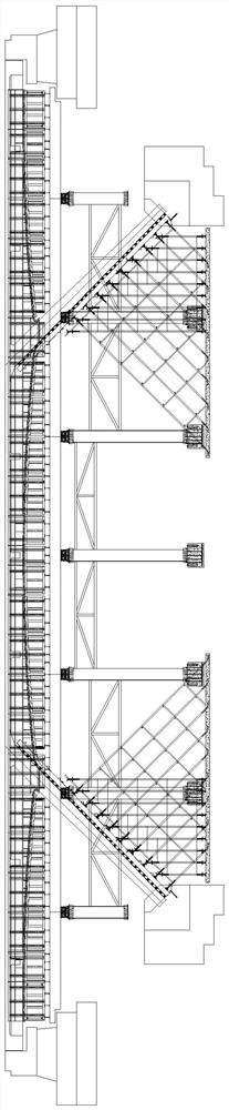 A construction method for a high-speed oblique-leg rigid-frame bridge