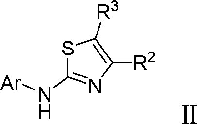 Thiazole derivative acting as DHODH inhibitor and its application