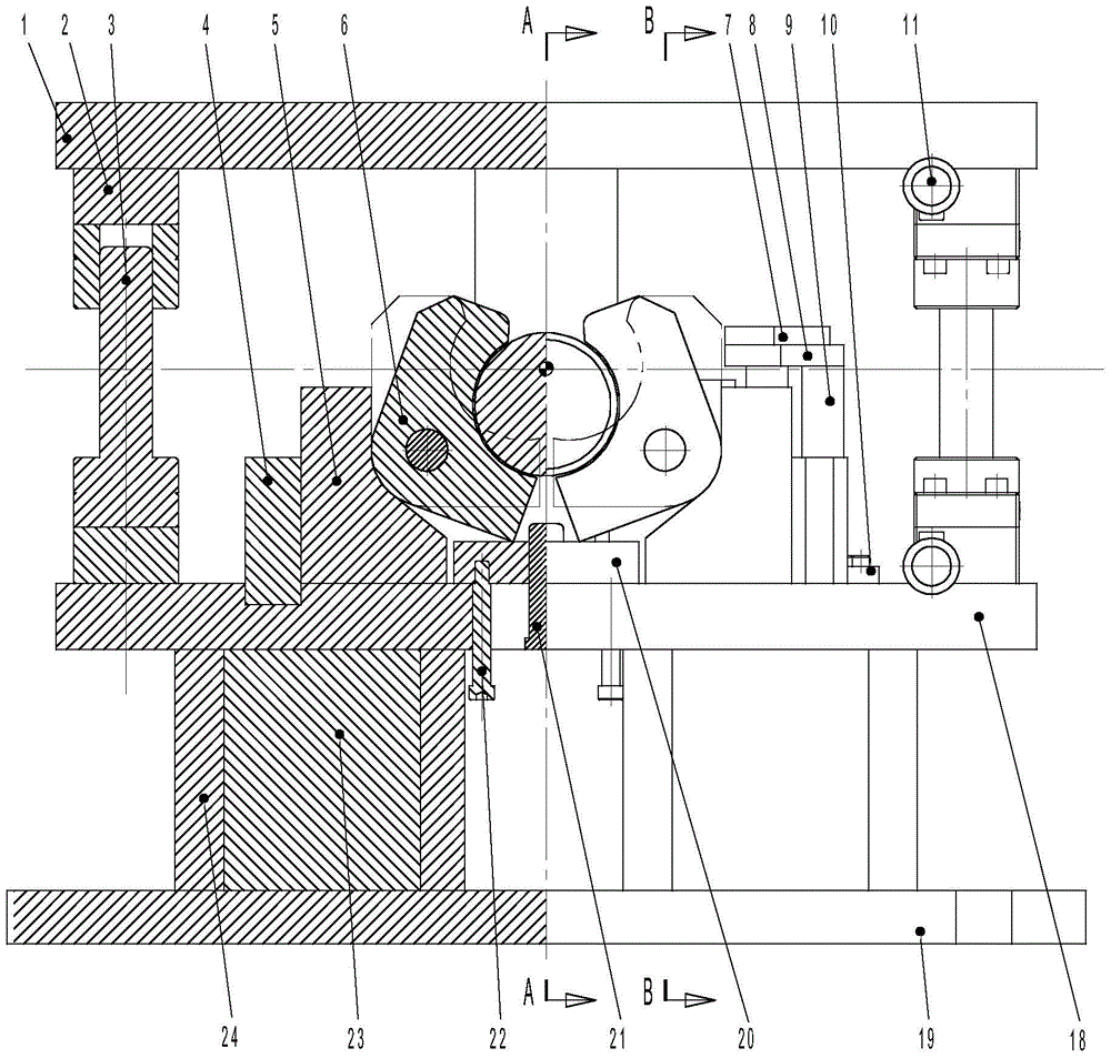 Automatic rolling die