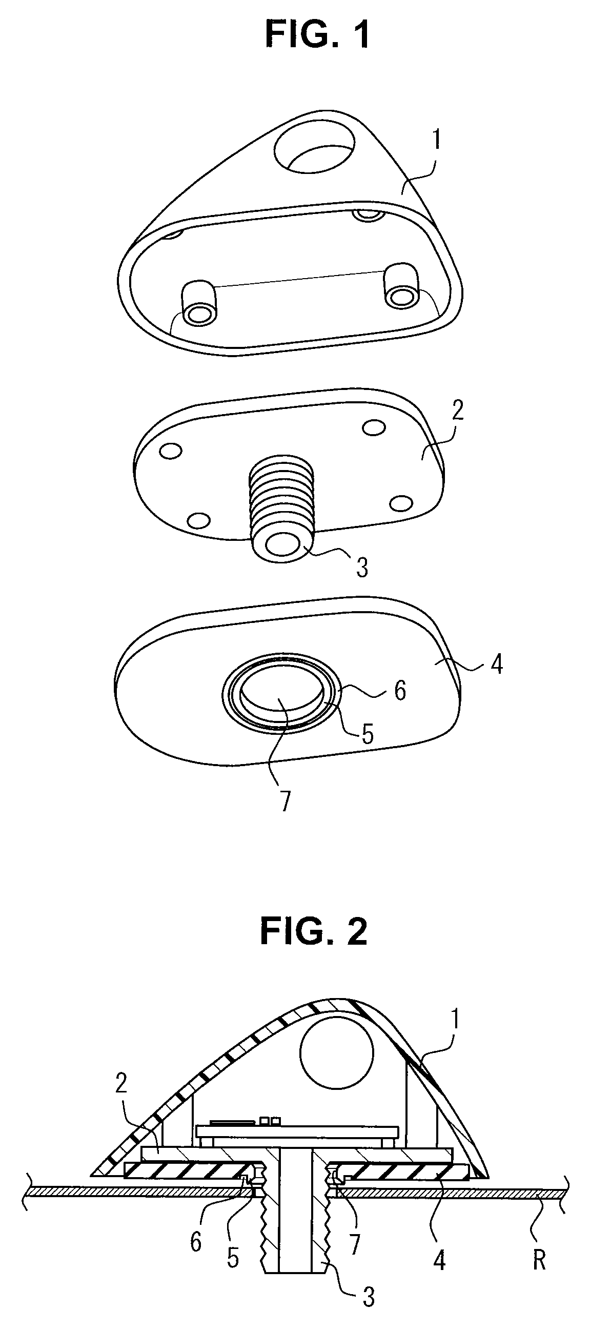 Vehicle roof mount antenna