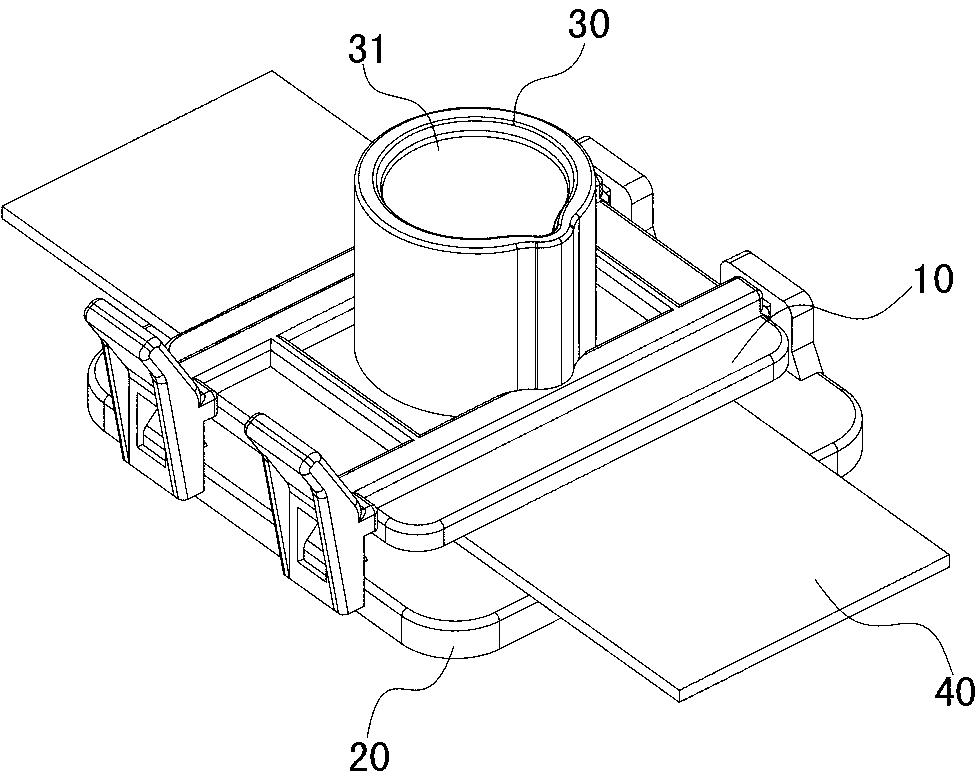 Sample reaction cabin and detection reagent adding method