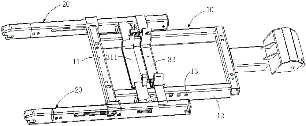 One-click child chair unlocking device