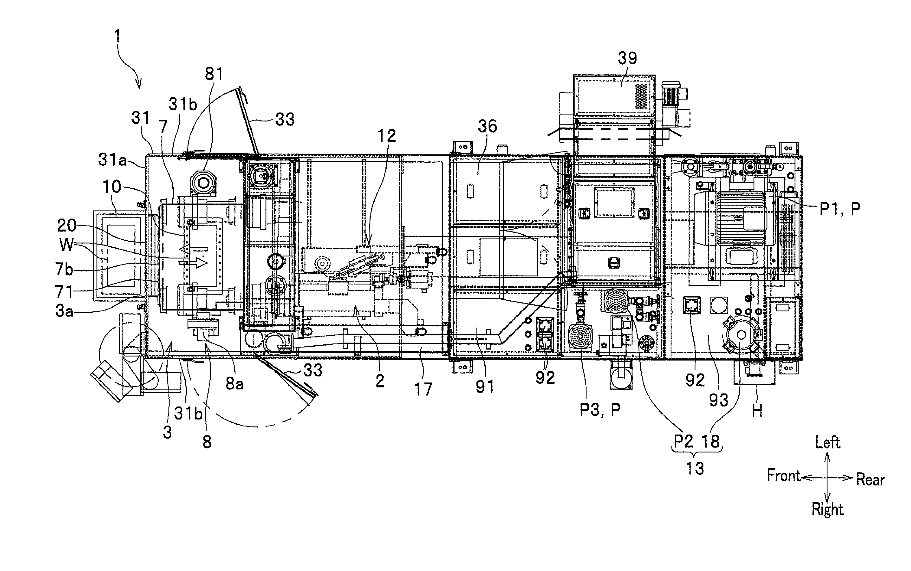 Turret-type cleaning apparatus