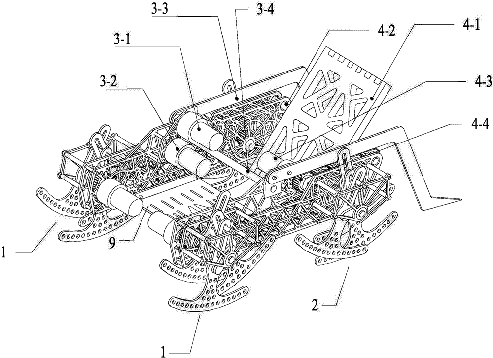 Competitive foot combat robot