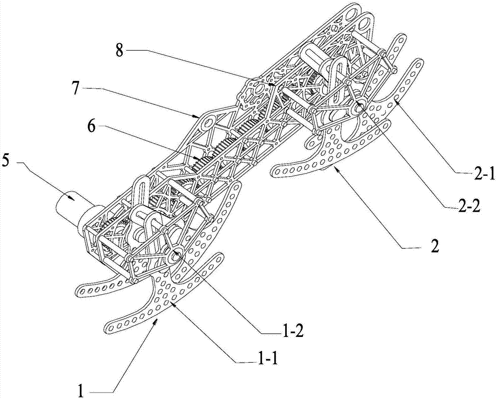 Competitive foot combat robot