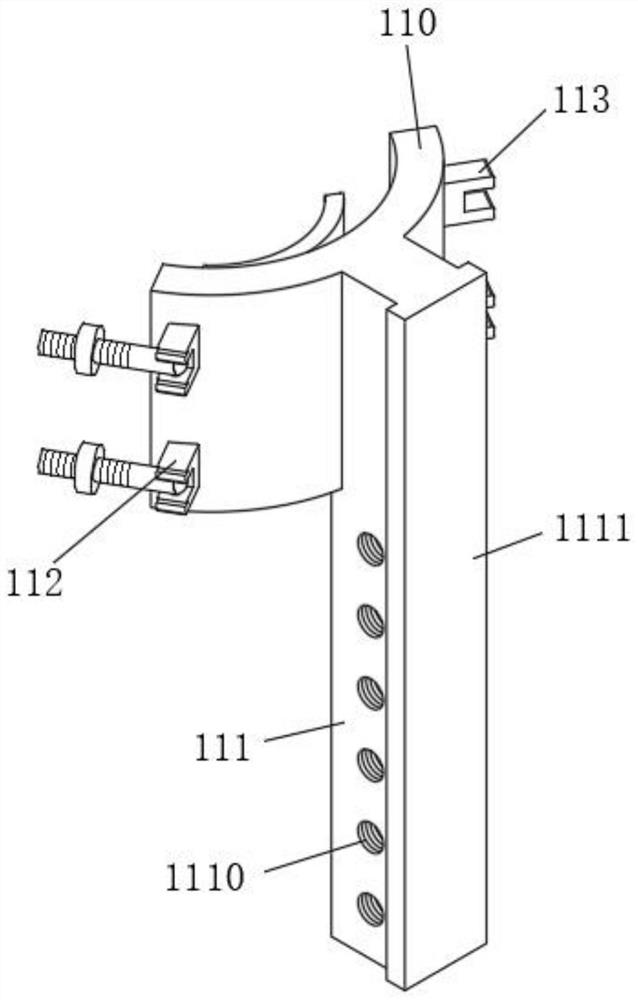 Arbor shaping device fixed based on triangular supporting rods