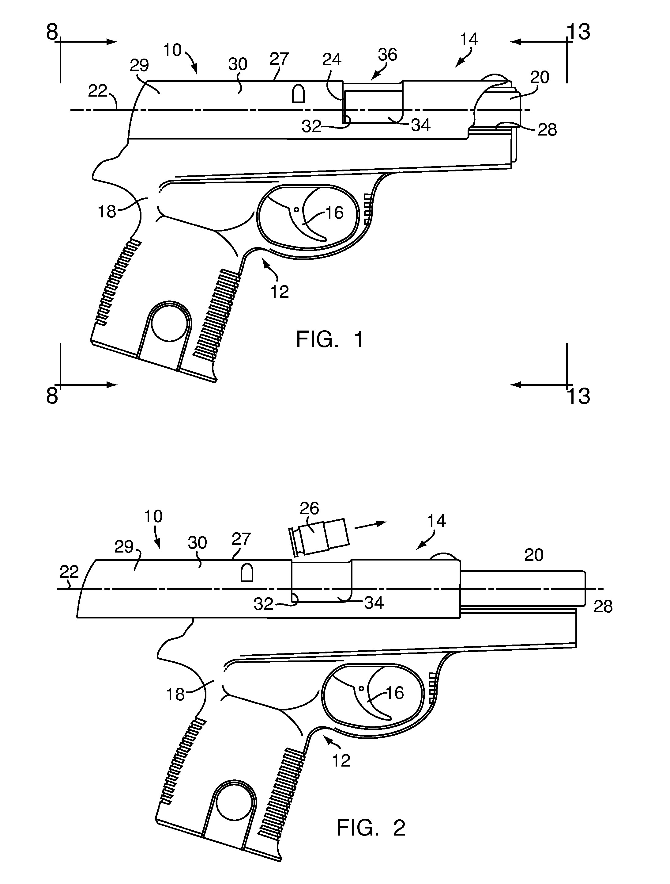 Automatic firing pin block safety for a firearm