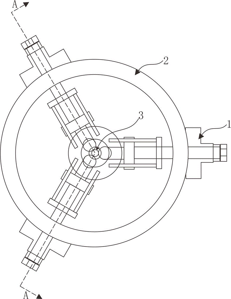 Tension-torsion combined fretting fatigue testing device and testing method thereof