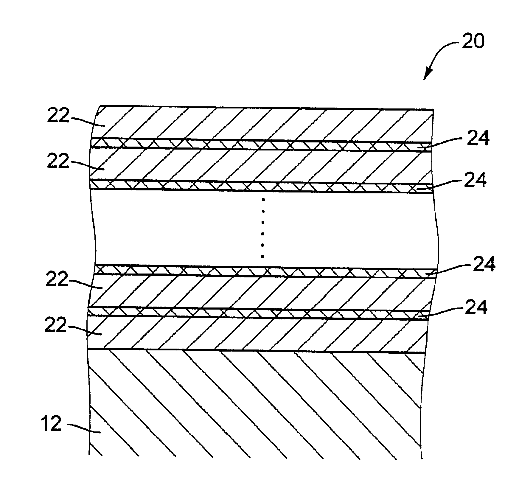 Hard multilayer coating, hard multilayer coated tool including the hard multilayer coating, and method of forming the hard multilayer coating